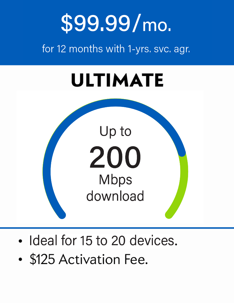 Ultimate up to 200MB
